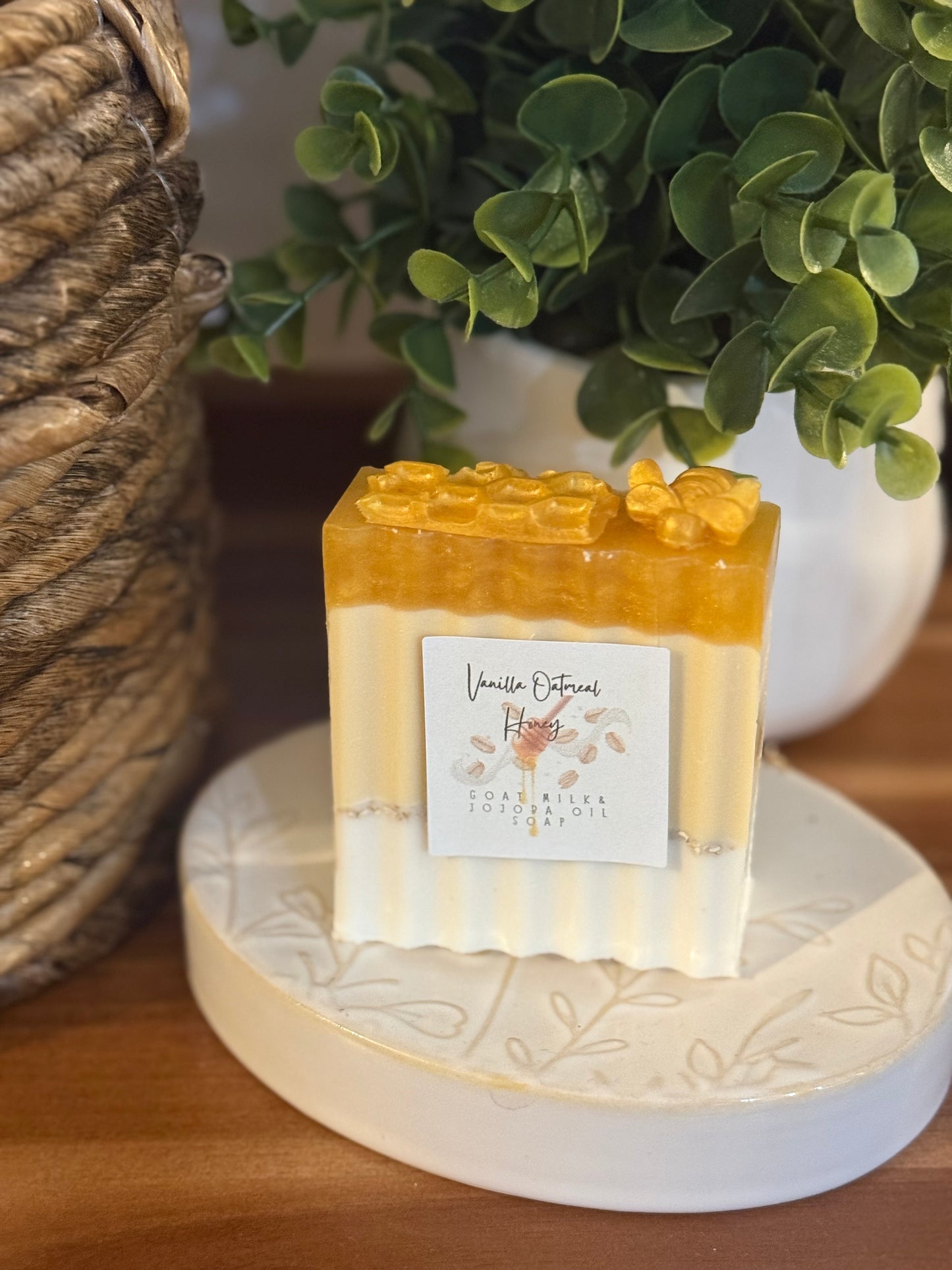 Honey Oat Slice