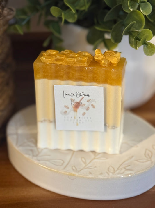 Honey Oat Slice